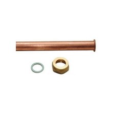 TUBO IN RAME PER CALDAIA DIRITTO CON CALOTTA 1/2 14x300 mm