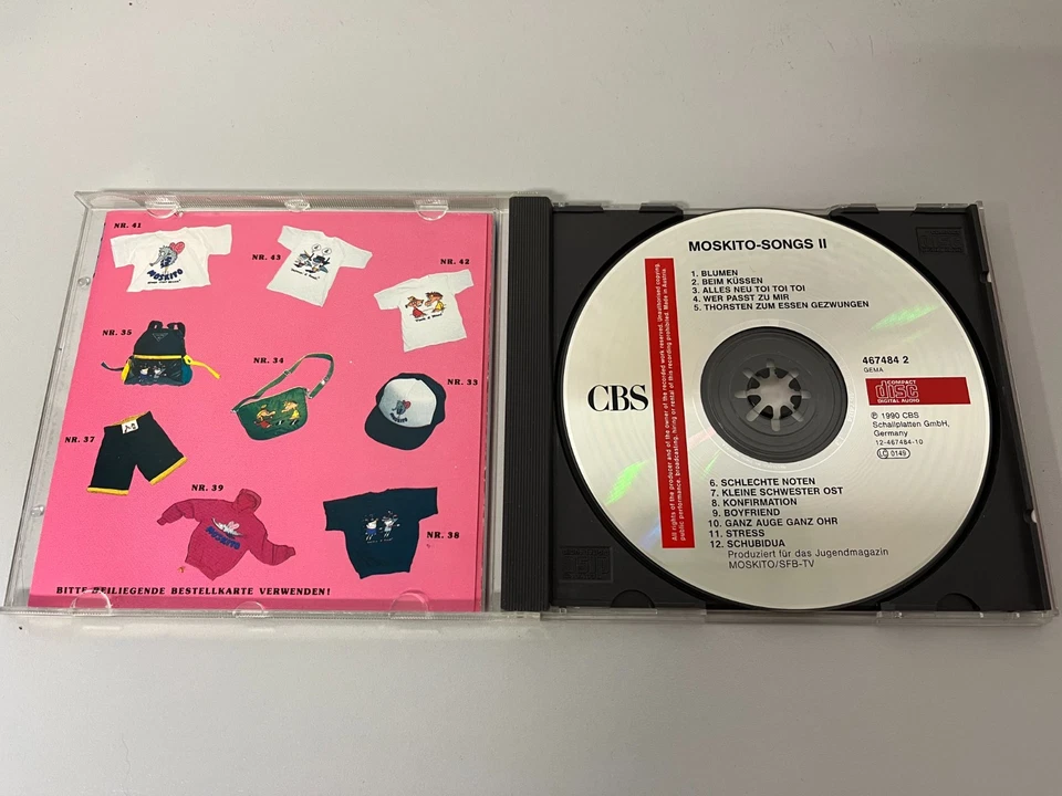 Various – Moskito-Songs 2 - rare CD © 1990 - incl. Die Ärzte-Blumen.. - Bild 2 von 3