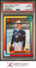 1990 TOPPS TRADED TIFFANY #83T JOHN OLERUD RC BLUE JAYS PSA 10