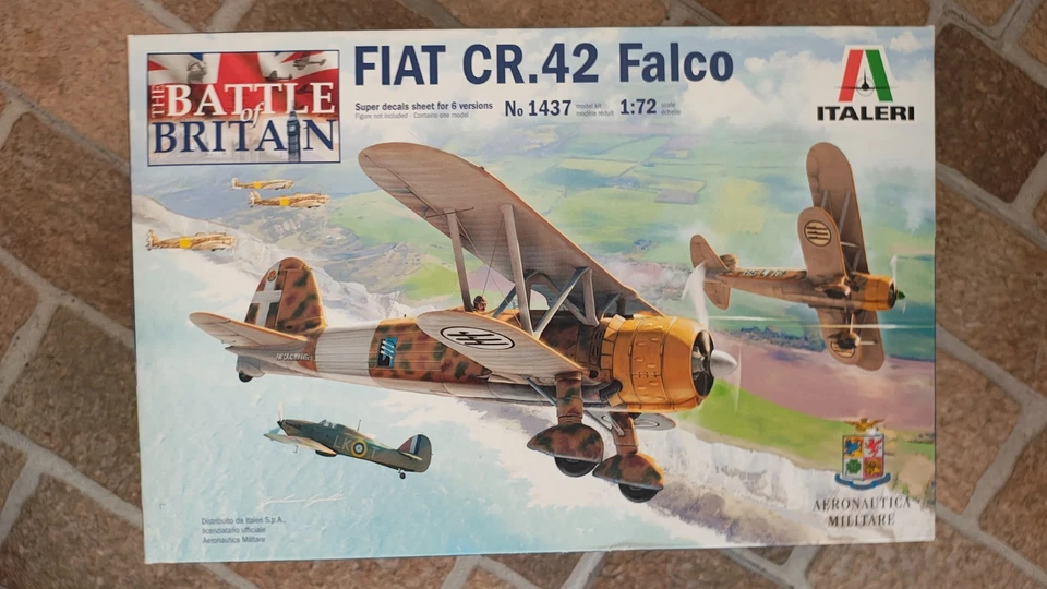 ✅ ITALERI 1437 - SCALA 1:72 FIAT C.R. 42 FALCO - BATTLE OF BRITAIN - Immagine 2 di 4