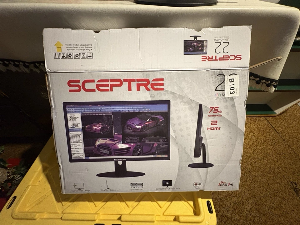 Sceptre E229W-19203RT 22 inch Widescreen LCD Monitor - Image 4 of 4