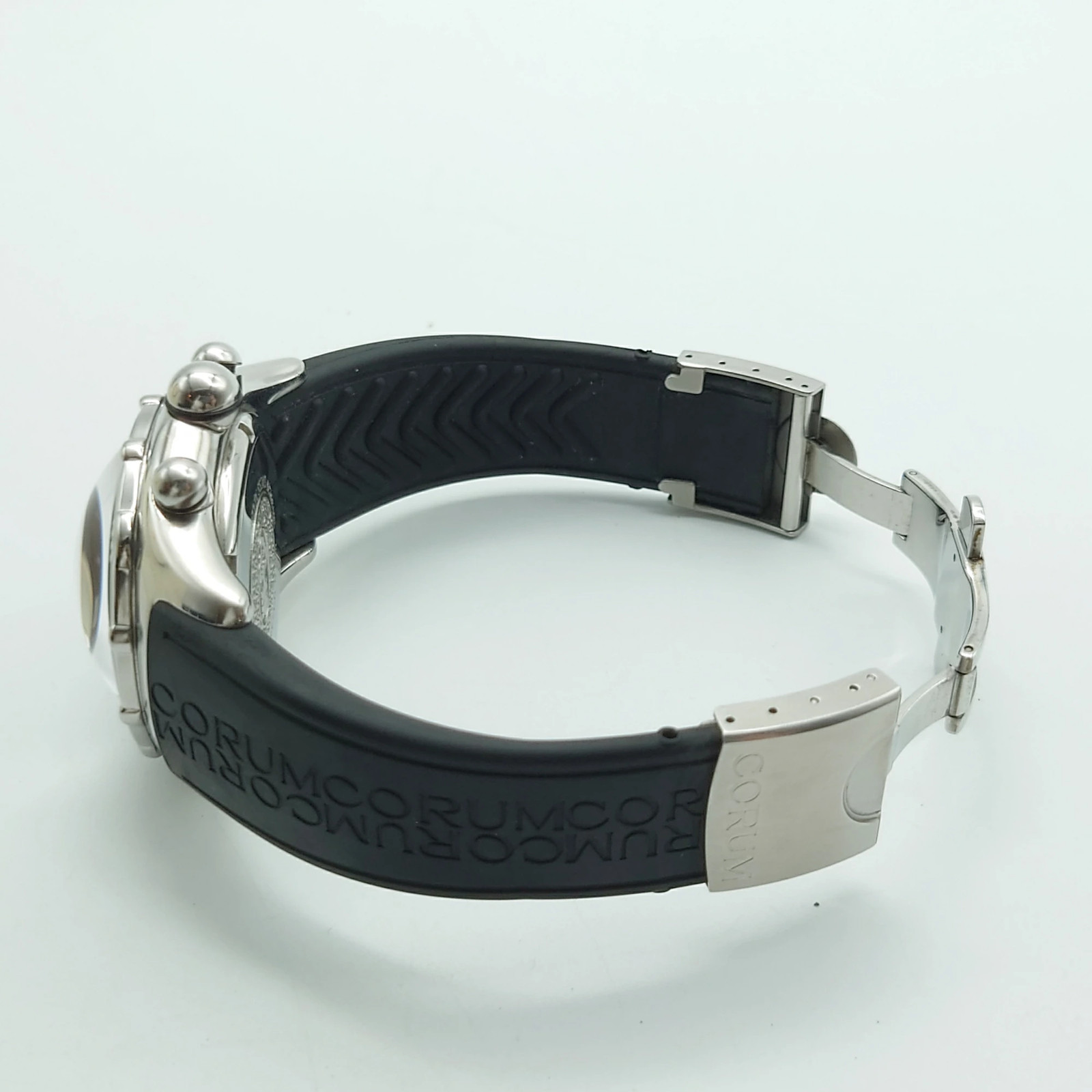 CORUM Bubble Chronograph Watch Automatic Black Si… - image 11