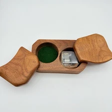 JAPAN SANKYO BEECH WOOD JEWELRY MUSIC BOX