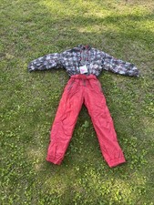 Vintage 90s SILVY Ski Suit Snowsuit Insulated One Piece Women s 36/Mens 42 Italy