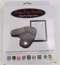 PageFlip Firefly Bluetooth USB Hands Free Page Turner Pedal New With Box