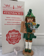 Steinbach Peter Pan con Cascanueces Campanilla - Grande - Firmado - Caja Original