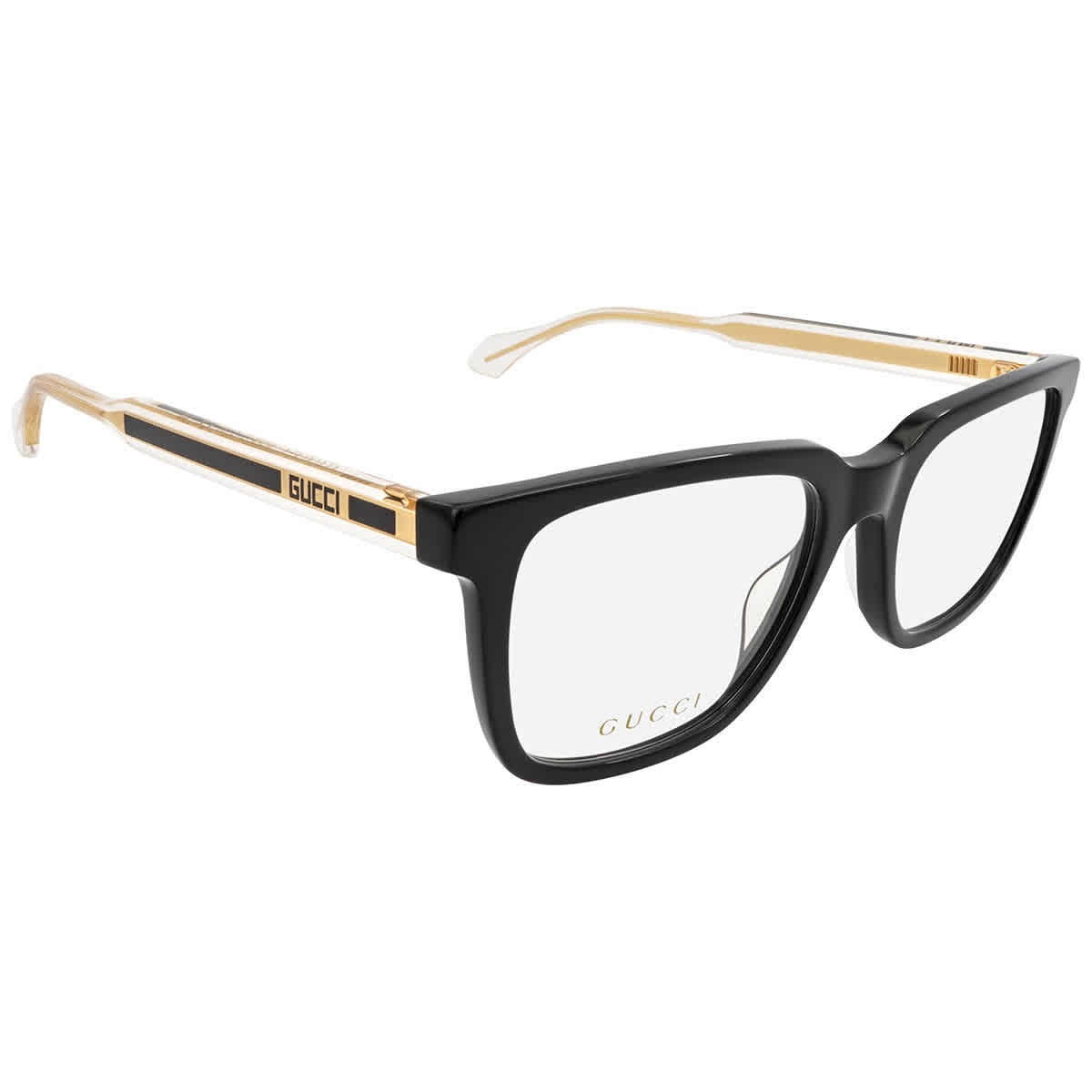 Gucci Demo Rectangular Men Eyeglasses GG0560ON 005 55 GG0560ON 005 55