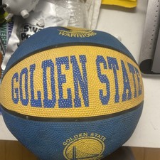 Wilson Golden State Warriors Basketball Size 7, Color Yellow/ Blue