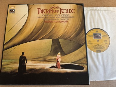 SLS 963 Wagner Tristan & Isolde Wickers Dernesch Karajan etc 5 LP box set