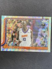 Khaman Maluach 2025-26 Topps Chrome Wave Refractor Base RC #260
