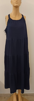 * MAX STUDIO Stretch Midi A- Kleid M NEU Blau