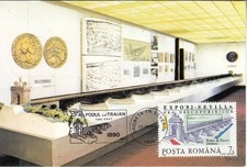 ROMANIA 1990: OLD ROMAN BRIDGE MODEL, maximum card - registered shipping!