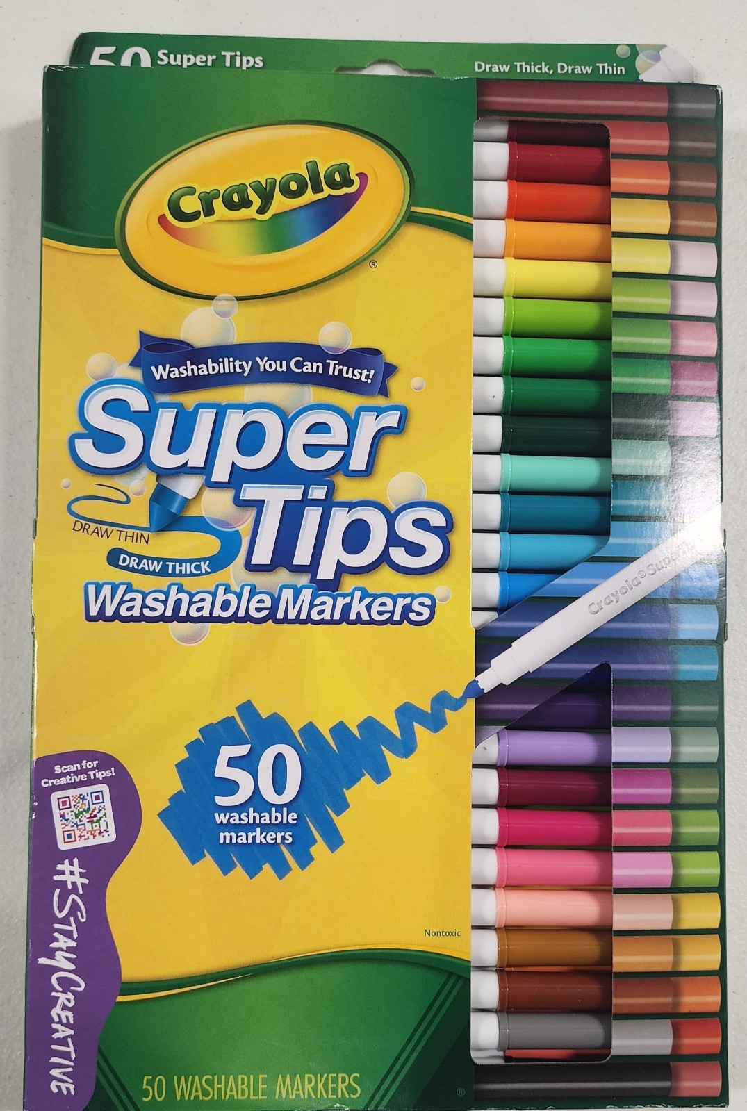 Super Tips 50ct Assorted Colors Fine Point