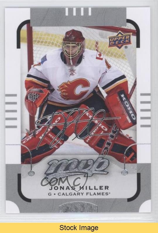 2015-16 Upper Deck MVP Silver Script Jonas Hiller #5 READ a3k