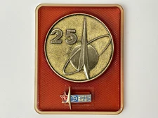 Set Medal and Badge of the Soviet Space Program 25 Years 1954-1979 Cosmonautics