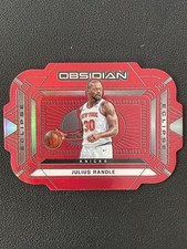 Julius Randle 2020-21 Panini Obsidian Eclipse Electric Etch Red Flood #15