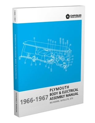 Manuel D'Assemblage Électrique Plymouth B Body 1966 1967 Satellite GTX Belvedere - Photo 1/4