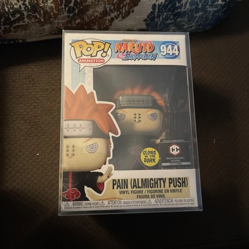 Funko Pop Naruto Pain Almighty Push #944 CHALICE EXCLUSIVE GLOW W/ POP PROTECTOR