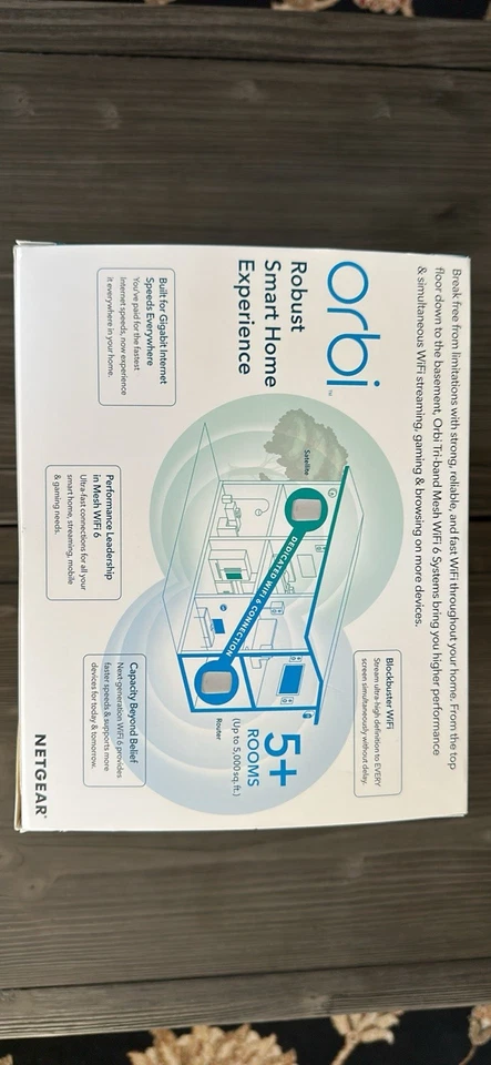 NETGEAR Orbi Whole Home Tri-Band WiFi 6 Mesh Network System - Image 4 of 4