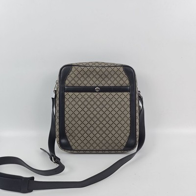 Gucci Pre-Owned Authentic Crossbody Bag Canvas Free Tracked Shipping