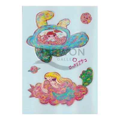 Ayako Rokkaku] Breathing with the Chaos exhibition Sticker, Total