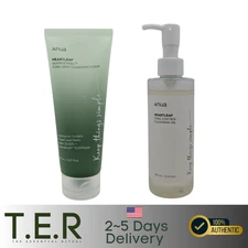 ANUA Heartleaf Cleansing Duo | Oil 200ml + Foam 150ml | Korean Skincare Set