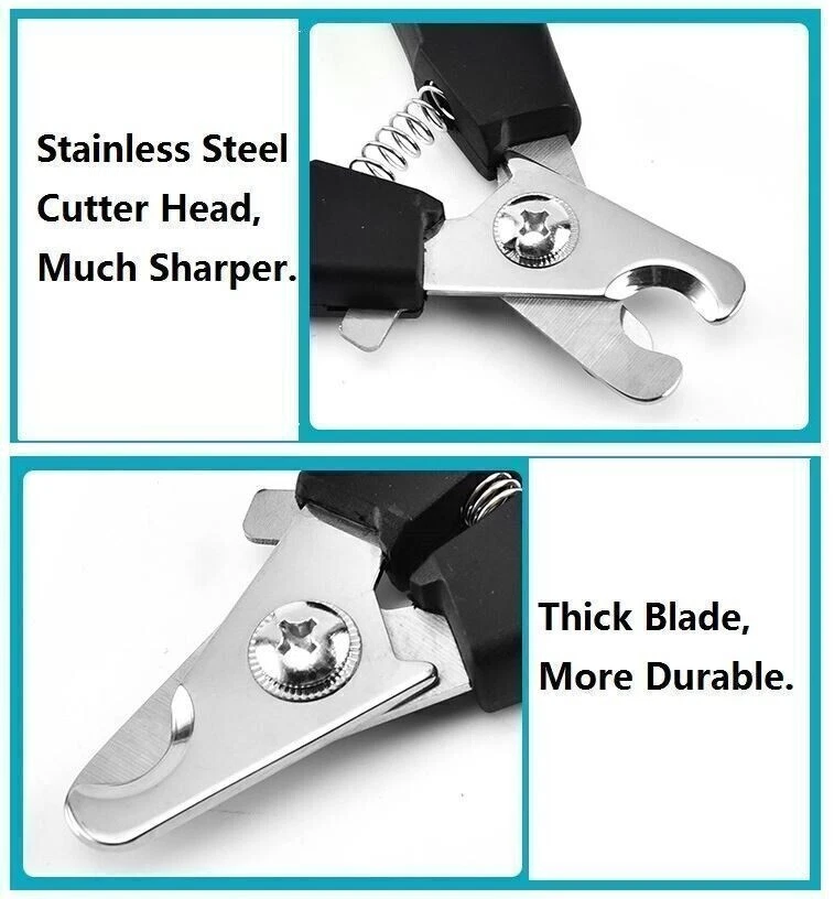 Dog Nails Clippers for Small Medium Dogs Grooming Thick Nail with Safety Guard - Image 4 of 4