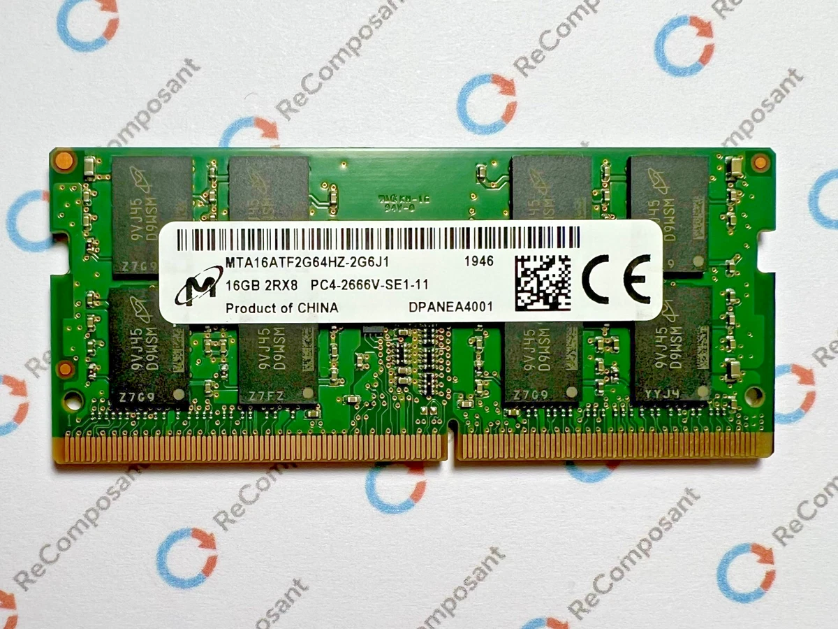 SODIMM DDR4 16 GO CRUCIAL 3200 MHZ