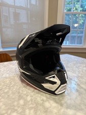 Alpinestars Supertech M7 Sm7 Helmet Large Black White Excellent Never Crashed