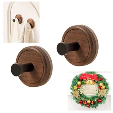 Suction Cup Hooks for Wreaths,No Drill,Removable Hooks for Shower Hanging Tow...