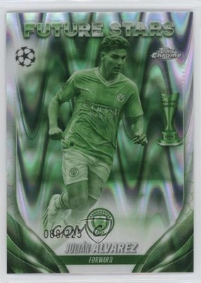 2023 Topps Chrome UEFA Club Competitions Future Stars 88/225 Julian Alvarez 5i3
