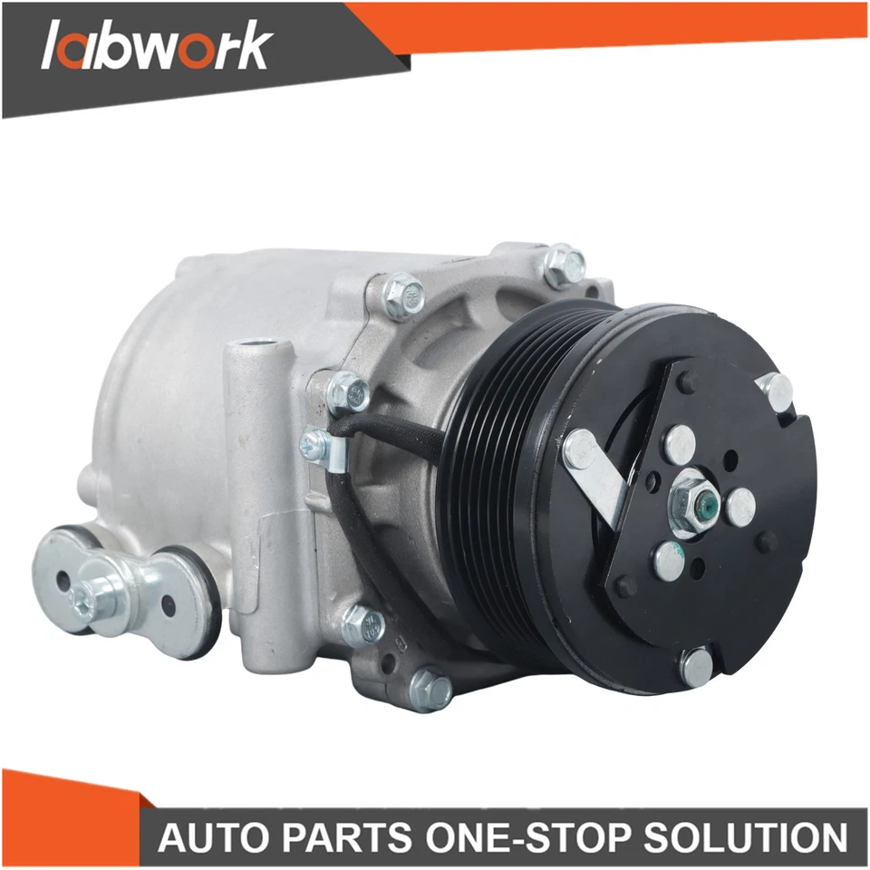 Labwork A/C Compressor For Ford E-350 Super Duty 5.4L 2002 2003 2004-2006 2007 - Image 2 of 4