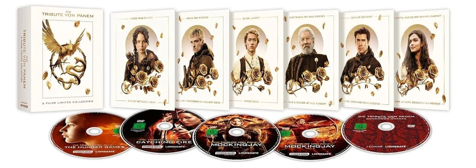 Die Tribute von Panem - Teil: 1 - 5 (2012 - 2023)[5 DVD's/NEU/OVP] Jennifer Lawr - Bild 3 von 4