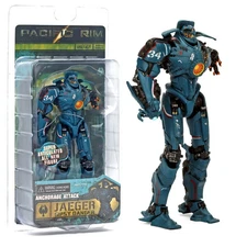 7" NECA Pacific Rim Deluxe Gipsy Danger Jaeger Anchorage Attack Figure Toy Gift