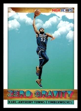 2019-20 Hoops #17 Karl-Anthony Towns Zero Gravity Minnesota Timberwolves