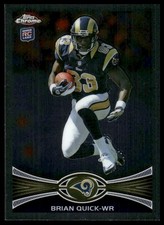 Brian Quick Rookie RC 2012 Topps Chrome #99 St. Louis Rams