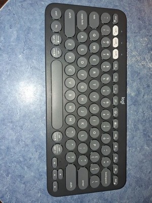 Logitech Pebble Keys 2 K380s Bluetooth Keyboard Slim Multi-Device Tonal Graphite
