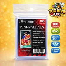 Ultra Pro Penny Sleeves 100 Pack – Standard Size TCG Card Protectors (No PVC)