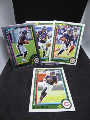 2022 Panini Chronicles - 4 Card Chicago Bears Bundle NFL