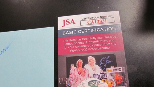 George Burns signed Index Card JSA Certified - Picture 3 of 4