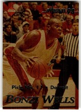1998 Collector's Edge Impulse Bonzi Wells Jersey City '99 SN50 #/50 #7