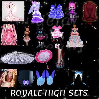   Royale high Sets & Accesories!!   