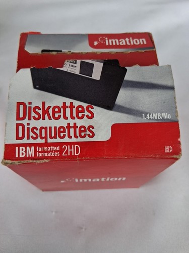 Imation 3.5" Floppy Disks Diskettes 18 Pack IBM Formatted 1.44MB 2HD - Photo 4/5