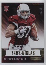 2014 Rookies & Stars Longevity Parallel Gold Team Logo 5/10 Troy Niklas #196 0f6