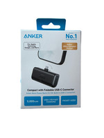 Nker Nano Powerbank A1653 5000Mah 22,5W USB-C Faltstecker Schwarz *Neu
