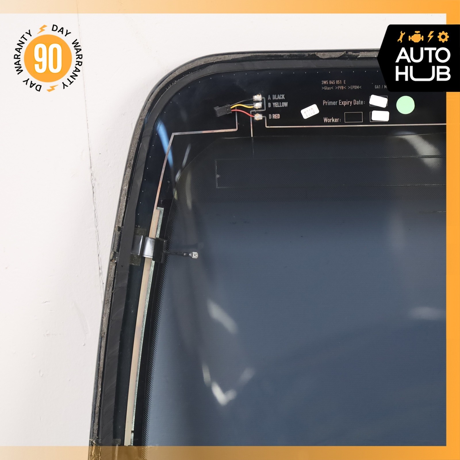 06-13 Bentley Continental Flying Spur Rear Windshield Wind Shield Glass OEM