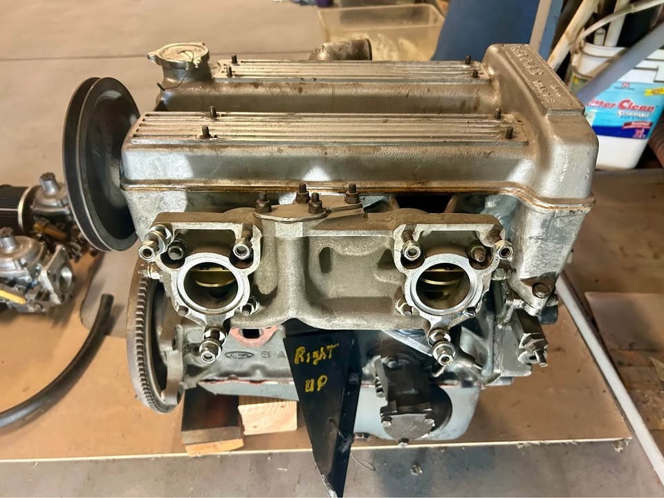 Lotus Europa Twin Cam Engine assembly