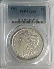 1882-P U.S. Silver Morgan Dollar Coin AU58 PCGS Certified