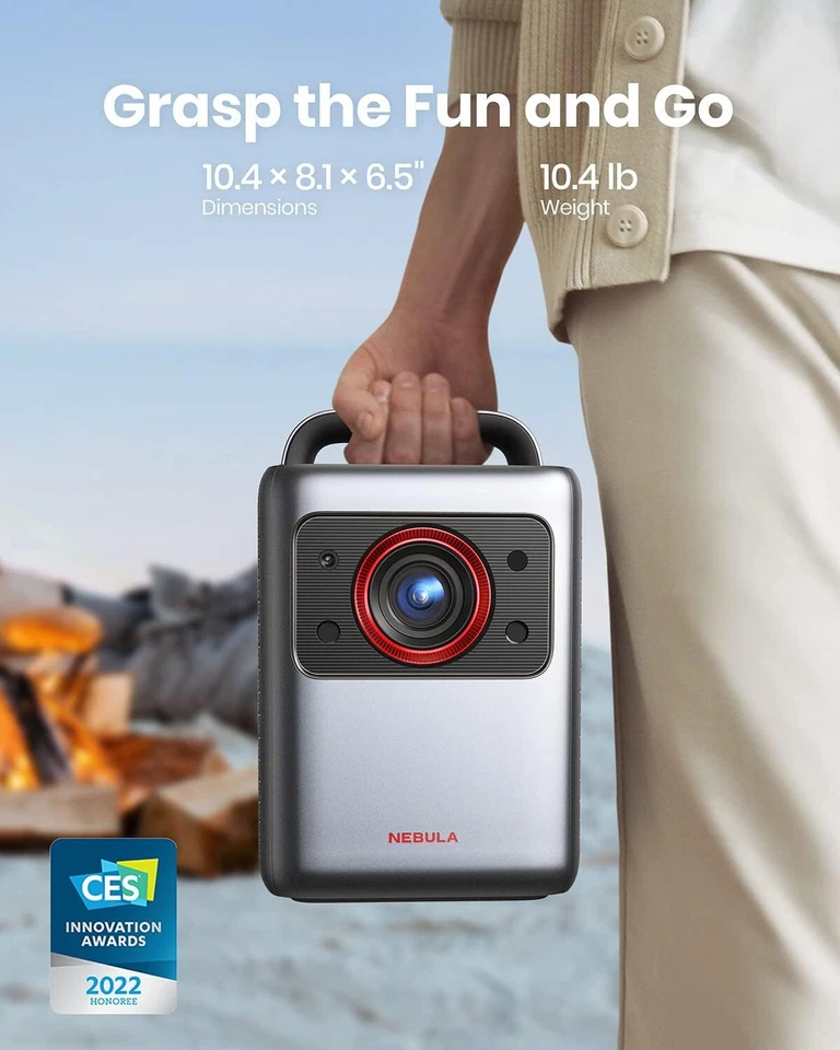 NEBULA Cosmos Laser 4K Projector Android TV 10.0 Auto focus Dolby 30W Speaker - Image 4 of 4