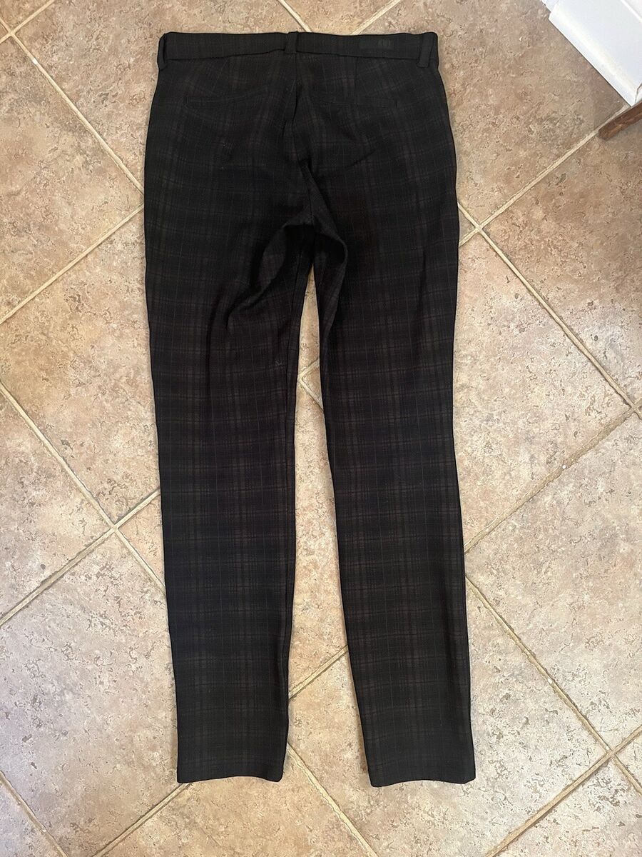 Kut From The Kloth Plaid 8 Skinny Black Bronze Metallic Kut From The Kloth Plaid 8 Skinny Black Bronze Metallic